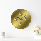 地球ドラゴンの年 ラージ壁時計 (ホーム)