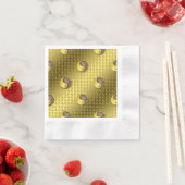 地球ドラゴンの年 縁ありカクテルナプキン (インサイチュ)