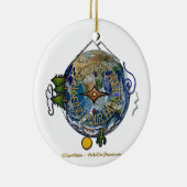 地球ハイキングハイカーのソウルコンパス セラミックオーナメント (右)