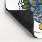 地球ハイキングハイカーのソウルコンパス マウスパッド (コーナー)