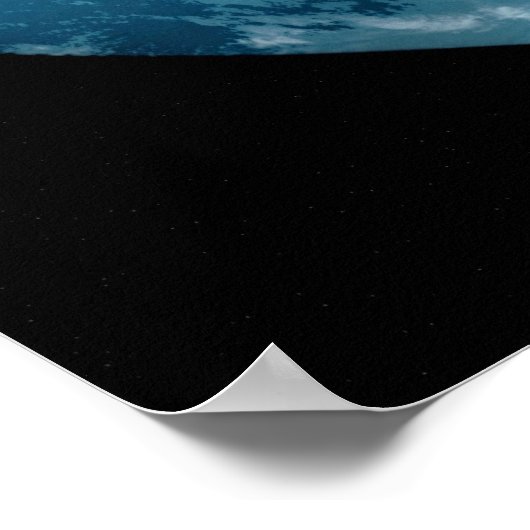 地球ハート ポスター (角)