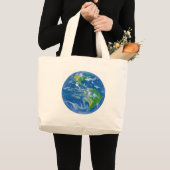 地球バッグ ラージトートバッグ (正面(商品))