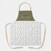 地球パーソナライズされた聖降誕祭の平和 エプロン (正面)