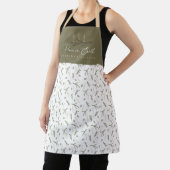 地球パーソナライズされた聖降誕祭の平和 エプロン (インサイチュ)