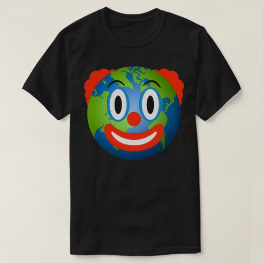 地球ピエロインスパイアピエロ世界関連ピエロエモ Tシャツ (デザイン正面)