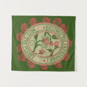 地球フェミニストではなく家父長制を破壊する タペストリー (正面(横))