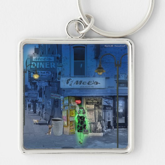 地球プラネット約束の土地？ キーホルダー (正面)