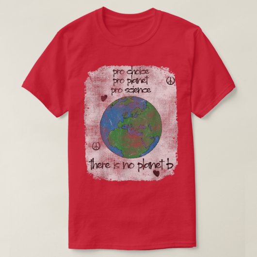 地球プロの選択プロ惑星プロ科学気候Ch Tシャツ (デザイン正面)