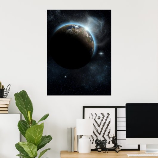 地球ポスター ポスター (ホームオフィス)