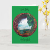 地球マザーカード カード (黄色い花)