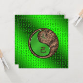 地球ヤギの年 カード (正面/裏面インサイチュ)