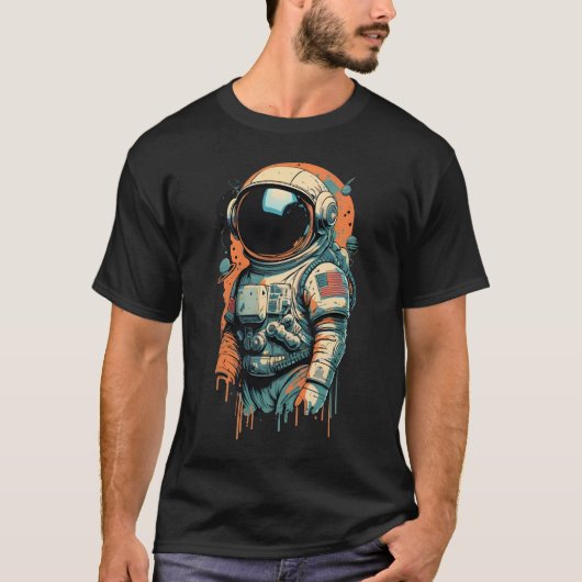 地球ユーモアのあるの保護スーパーヒーロー Tシャツ (正面)