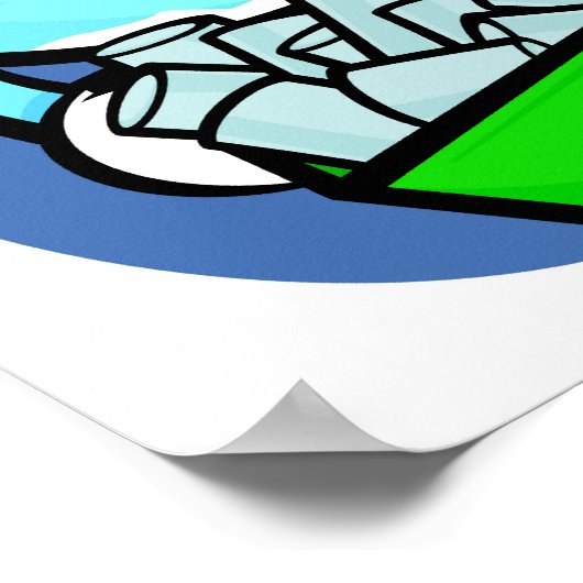 地球リサイクル ポスター (角)