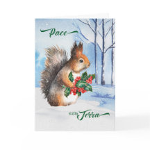 地球リスイタリアンレルのクリスマス平和