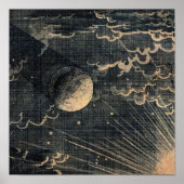 地球ヴィンテージのポスターに向けた太陽の反射 ポスター (正面)