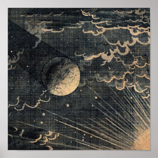 地球ヴィンテージのポスターに向けた太陽の反射 ポスター (正面)