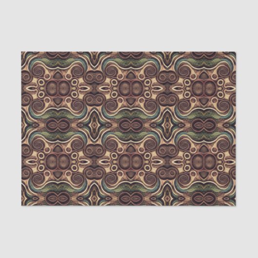 地球万華鏡のように千変万化するパターン 薄葉紙 (正面)