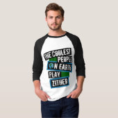 地球上で最もクールな人はツィターを演奏する Tシャツ (正面フル)