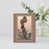 地球上で最もホットなハンクス！平等の時間！ポー ポストカード (スタンド正面)