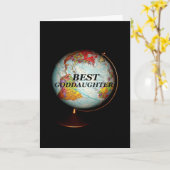 地球上で最も最高のな教女へのハッピーバースデー! カード (黄色い花)