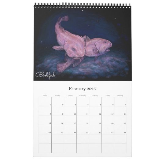 地球上で最も興味深い12の動物 カレンダー (2月 2026)