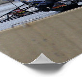 「地球上で最も速いトップ燃料ドラッグ自転車」 ポスター (角)