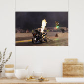 「地球上で最も速いドラッグバイク」 250.97 MPH ポスター (キッチン)