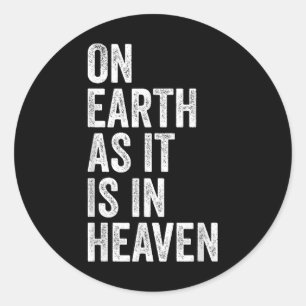 地球上で、天国 ラウンドシール