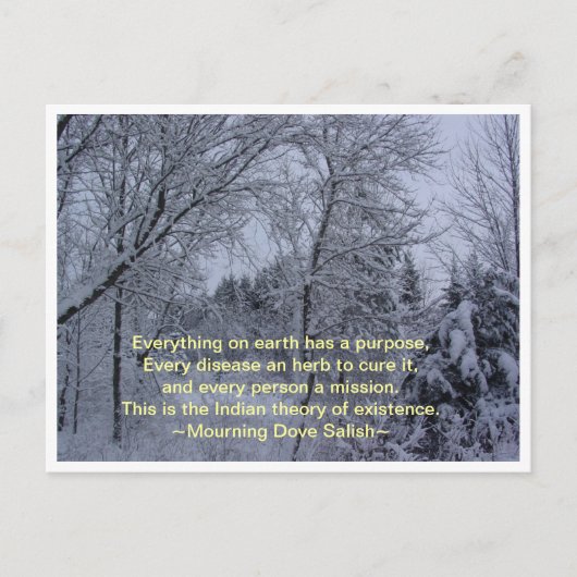 地球上のすべて ポストカード (正面)