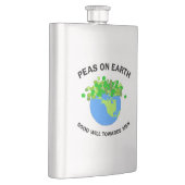 地球上のエンドウ豆 フラスク (右)