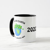 地球上のエンドウ豆 マグカップ (正面左)