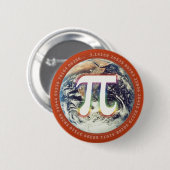 地球上の円周率 |数式 缶バッジ (正面&裏面)