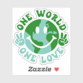 地球上の平和を愛する世界 シール (シート)