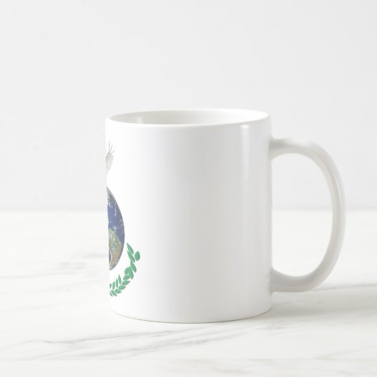地球上の平和アイテム コーヒーマグカップ (右)