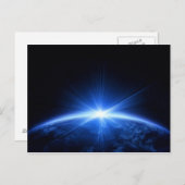 地球上の日の出 ポストカード (正面/裏面)