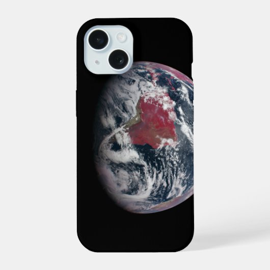 地球上の植物の成長 iPhone 15ケース (裏面)