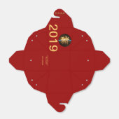 地球中国の豚の年2019取り出し好意ボックス フェイバーボックス (折り畳みなし)