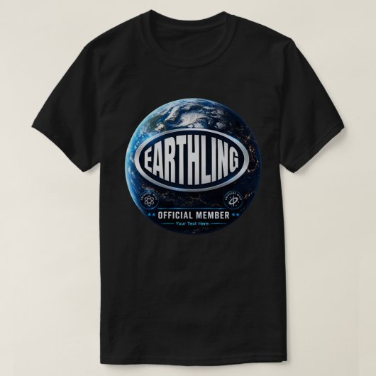 地球人公式メンバー・デザイン Tシャツ (デザイン正面)