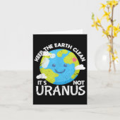 地球保は天王星の地球ダおもしろいーを清める カード (黄色い花)