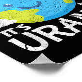 地球保は天王星の地球ダおもしろいーを清める ポスター (角)