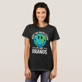 地球保は天王星の環境保護をクリーン Tシャツ (正面フル)