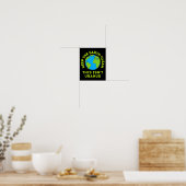 地球保清浄は天王星おもしろい地球 ポスター (キッチン)