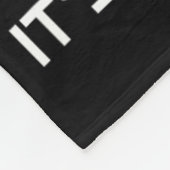 地球保清浄は天王星の環境ではない フリースブランケット (角)