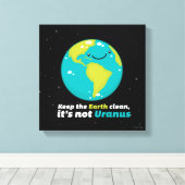 地球保清浄 キャンバスプリント (インサイチュ (ウッドフロア))