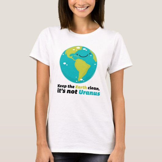 地球保清浄 Tシャツ (正面)