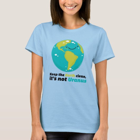地球保清浄 Tシャツ (正面)