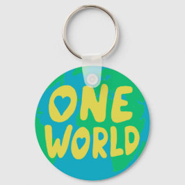 地球保護地球のエコが緑 キーホルダー