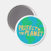 地球保護地球のエコが緑 マグネット (正面/裏面)