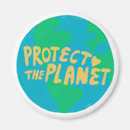 地球保護地球のエコが緑 マグネット