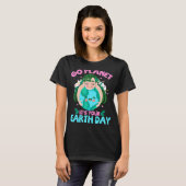 地球保護復元自然惑星環境 Tシャツ (正面フル)